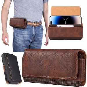 Men Genuine Leather Waist Pack Thick Cowhide Waist Bags Functional Leather Shoulder Bag  Mini Travel Chest Bag Phone Pack