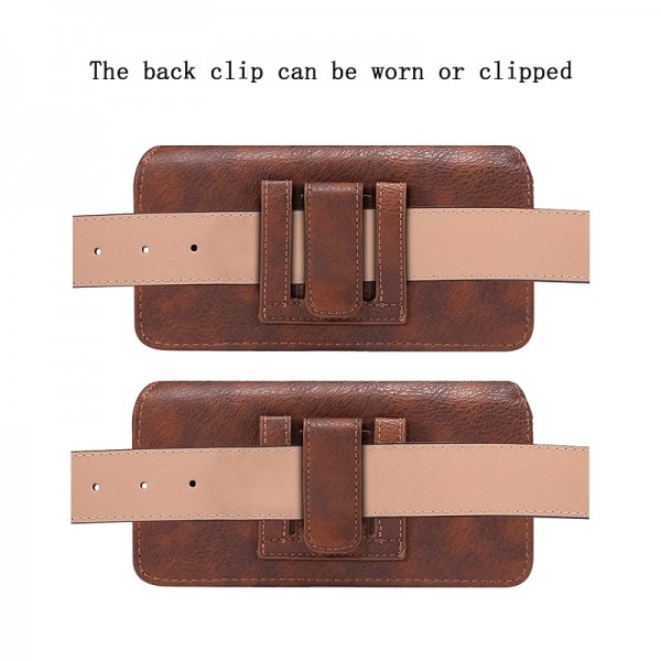 Men Genuine Leather Waist Pack Thick Cowhide Waist Bags Functional Leather Shoulder Bag  Mini Travel Chest Bag Phone Pack