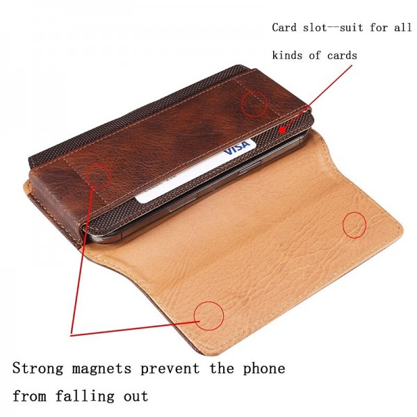 Men Genuine Leather Waist Pack Thick Cowhide Waist Bags Functional Leather Shoulder Bag  Mini Travel Chest Bag Phone Pack