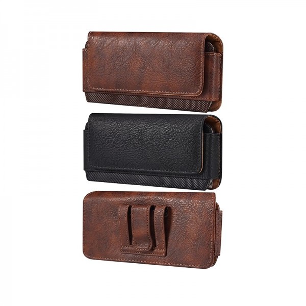 Men Genuine Leather Waist Pack Thick Cowhide Waist Bags Functional Leather Shoulder Bag  Mini Travel Chest Bag Phone Pack