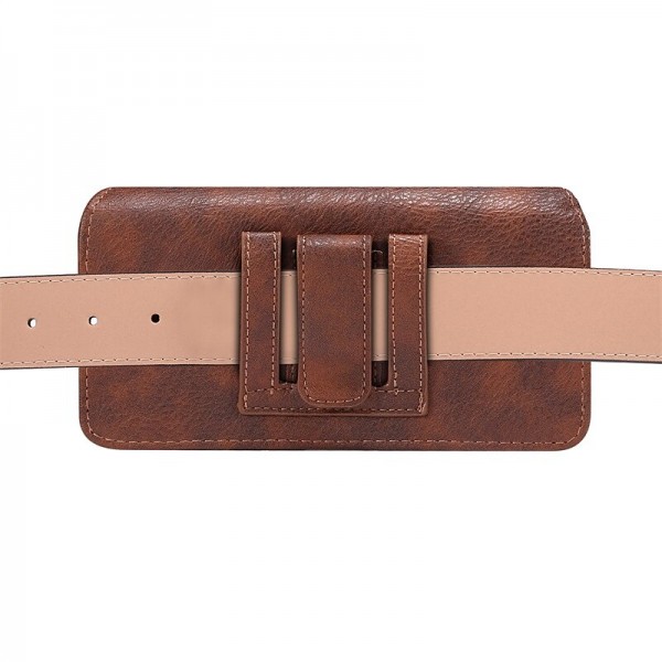 Men Genuine Leather Waist Pack Thick Cowhide Waist Bags Functional Leather Shoulder Bag  Mini Travel Chest Bag Phone Pack