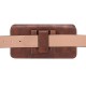 Men Genuine Leather Waist Pack Thick Cowhide Waist Bags Functional Leather Shoulder Bag  Mini Travel Chest Bag Phone Pack