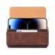 Men Genuine Leather Waist Pack Thick Cowhide Waist Bags Functional Leather Shoulder Bag  Mini Travel Chest Bag Phone Pack