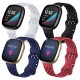 4 Pack Smart Watch Band Compatible with Fitbit Versa 3 Sense Versa 4 Sense 2 Silicone Smartwatch Strap Waterproof Adjustable Sport Band Replacement Wristband 4 Pack Smart Watch Band Compatible with Fitbit Versa 3 Sense Versa 4 Sense 2 Silicone Smartwatch Strap Waterproof Adjustable Sport Band Replacement Wristband