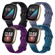 4 Pack Smart Watch Band Compatible with Fitbit Versa 3 Sense Versa 4 Sense 2 Silicone Smartwatch Strap Waterproof Adjustable Sport Band Replacement Wristband 4 Pack Smart Watch Band Compatible with Fitbit Versa 3 Sense Versa 4 Sense 2 Silicone Smartwatch Strap Waterproof Adjustable Sport Band Replacement Wristband