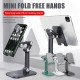 Phone Stand Cell phone tablet universal three-stage foldable lift Flexible Table Desktop Adjustable Cell Smartphone Stand