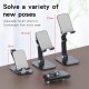 Phone Stand Cell phone tablet universal three-stage foldable lift Flexible Table Desktop Adjustable Cell Smartphone Stand