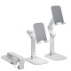 Phone Stand Cell phone tablet universal three-stage foldable lift Flexible Table Desktop Adjustable Cell Smartphone Stand