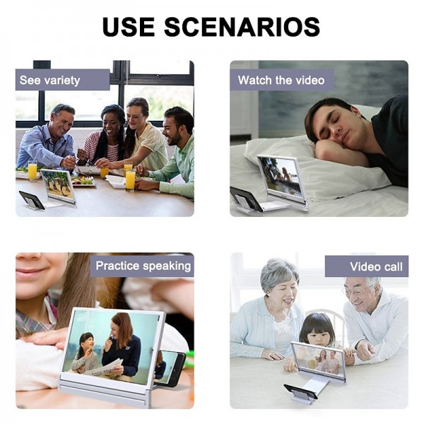 Mobile Phone Screen Magnifier  Fashionable Universal Phone Holder Enlarge Cell Phone Display Stand Other Phone Accessories
