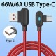 66W 6A Fast Charging Usb C Cable Elbow Cable for Game for Xiaomi Redmi POCO Huawei Honor Mobile Phone Charger Type C Cable 66W 6A Fast Charging Usb C Cable Elbow Cable for Game for Xiaomi Redmi POCO Huawei Honor Mobile Phone Charger Type C Cable