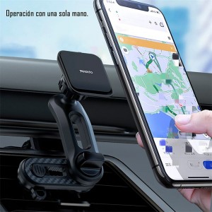 Magnetic Phone Holder Car Phone Mount With 6 Strong Magnets Phone Holder For Car Cell Phone Magnetic Car Mount Holder Compatible With All Smartphones