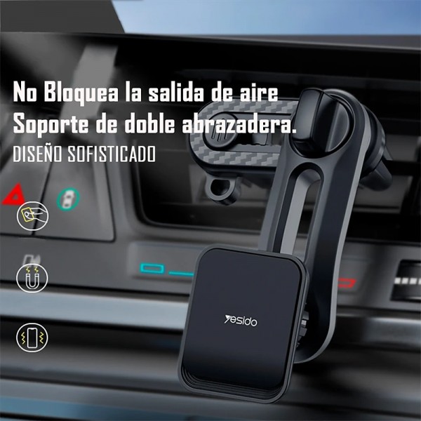 Magnetic Phone Holder Car Phone Mount With 6 Strong Magnets Phone Holder For Car Cell Phone Magnetic Car Mount Holder Compatible With All Smartphones