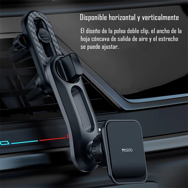 Magnetic Phone Holder Car Phone Mount With 6 Strong Magnets Phone Holder For Car Cell Phone Magnetic Car Mount Holder Compatible With All Smartphones