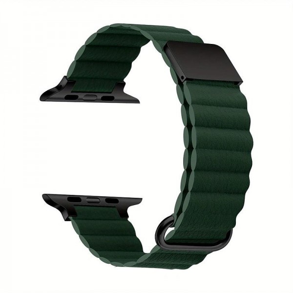 2023 New Genuine Leather Magnetic Loop Bracelet For Apple Watch Series 8 7 6 5 SE - Fashionable & Ultra-Luxurious Replacement Strap For 38/40/42/44/45/49mm Smart Watches 2023 New Genuine Leather Magnetic Loop Bracelet For Apple Watch Series 8 7 6 5 SE - Fashionable & Ultra-Luxurious Replacement Strap For 38/40/42/44/45/49mm Smart Watches