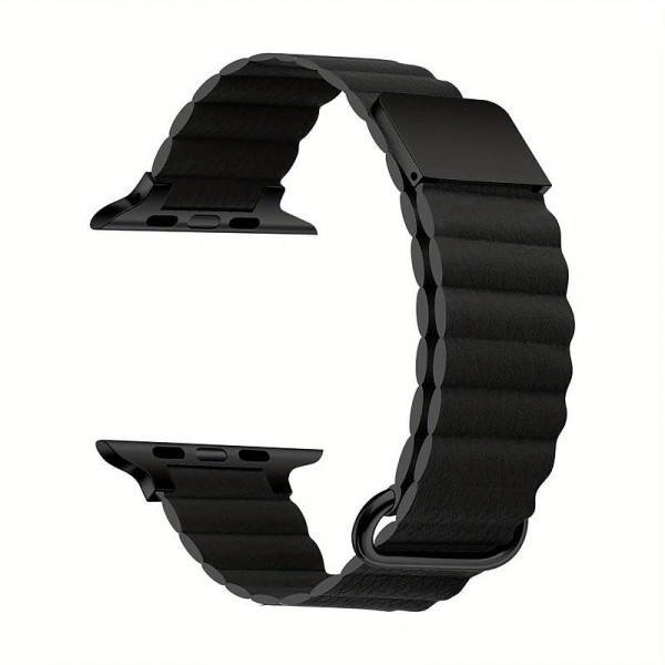 2023 New Genuine Leather Magnetic Loop Bracelet For Apple Watch Series 8 7 6 5 SE - Fashionable & Ultra-Luxurious Replacement Strap For 38/40/42/44/45/49mm Smart Watches 2023 New Genuine Leather Magnetic Loop Bracelet For Apple Watch Series 8 7 6 5 SE - Fashionable & Ultra-Luxurious Replacement Strap For 38/40/42/44/45/49mm Smart Watches