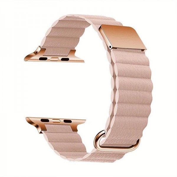 2023 New Genuine Leather Magnetic Loop Bracelet For Apple Watch Series 8 7 6 5 SE - Fashionable & Ultra-Luxurious Replacement Strap For 38/40/42/44/45/49mm Smart Watches 2023 New Genuine Leather Magnetic Loop Bracelet For Apple Watch Series 8 7 6 5 SE - Fashionable & Ultra-Luxurious Replacement Strap For 38/40/42/44/45/49mm Smart Watches