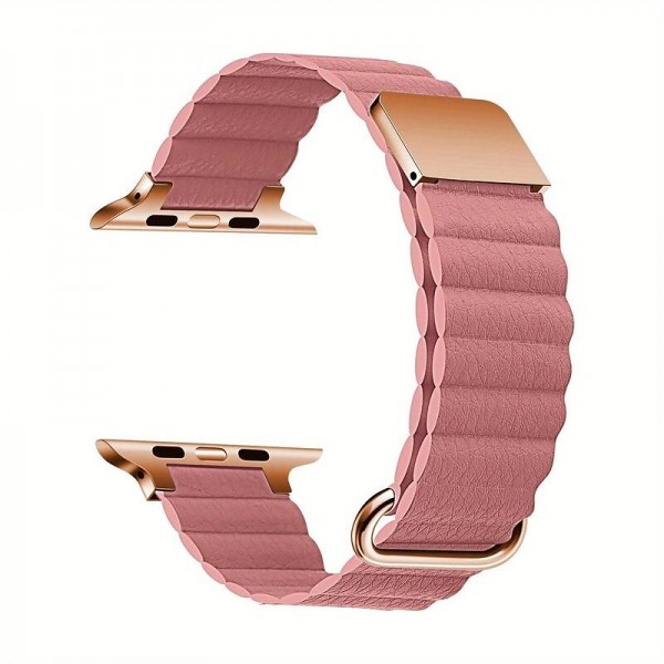 2023 New Genuine Leather Magnetic Loop Bracelet For Apple Watch Series 8 7 6 5 SE - Fashionable & Ultra-Luxurious Replacement Strap For 38/40/42/44/45/49mm Smart Watches 2023 New Genuine Leather Magnetic Loop Bracelet For Apple Watch Series 8 7 6 5 SE - Fashionable & Ultra-Luxurious Replacement Strap For 38/40/42/44/45/49mm Smart Watches