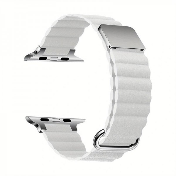 2023 New Genuine Leather Magnetic Loop Bracelet For Apple Watch Series 8 7 6 5 SE - Fashionable & Ultra-Luxurious Replacement Strap For 38/40/42/44/45/49mm Smart Watches 2023 New Genuine Leather Magnetic Loop Bracelet For Apple Watch Series 8 7 6 5 SE - Fashionable & Ultra-Luxurious Replacement Strap For 38/40/42/44/45/49mm Smart Watches