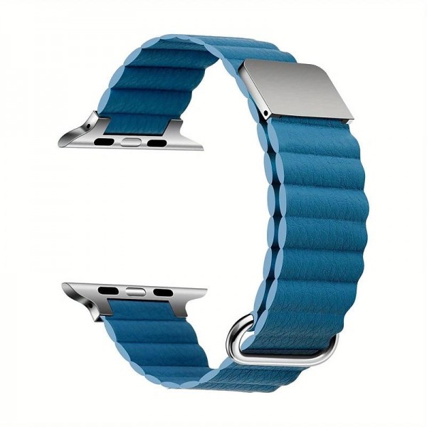2023 New Genuine Leather Magnetic Loop Bracelet For Apple Watch Series 8 7 6 5 SE - Fashionable & Ultra-Luxurious Replacement Strap For 38/40/42/44/45/49mm Smart Watches 2023 New Genuine Leather Magnetic Loop Bracelet For Apple Watch Series 8 7 6 5 SE - Fashionable & Ultra-Luxurious Replacement Strap For 38/40/42/44/45/49mm Smart Watches