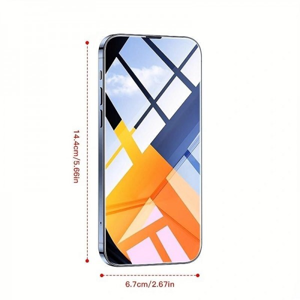 2/3pcsTempered Glass Screen Protector For IPhone 15 15pro 15promax 15plus HD Clear Tempered Glass Screen Covers Full Screen Coverage Protector Glass Film Gift 2/3pcsTempered Glass Screen Protector For IPhone 15 15pro 15promax 15plus HD Clear Tempered Glass Screen Covers Full Screen Coverage Protector Glass Film Gift