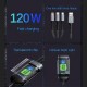 3-in-1 100W Fast Charging Cable Smart Super Fast Charging Support Multi-Interface Charging USB Visual Power Charging Cable Compatible With Apple Samsung OPPO Car Fast Charging Cable 3-in-1 100W Fast Charging Cable Smart Super Fast Charging Support Multi-Interface Charging USB Visual Power Charging Cable Compatible With Apple Samsung OPPO Car Fast Charging Cable