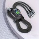 3-in-1 100W Fast Charging Cable Smart Super Fast Charging Support Multi-Interface Charging USB Visual Power Charging Cable Compatible With Apple Samsung OPPO Car Fast Charging Cable 3-in-1 100W Fast Charging Cable Smart Super Fast Charging Support Multi-Interface Charging USB Visual Power Charging Cable Compatible With Apple Samsung OPPO Car Fast Charging Cable