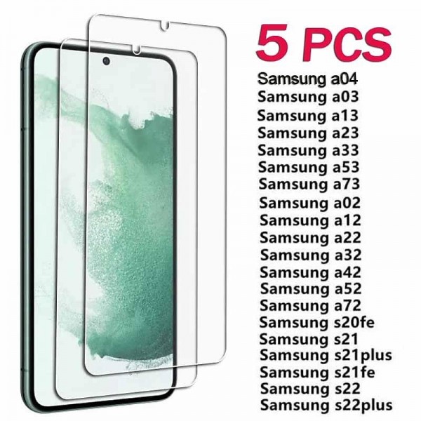 5 pcs Screen Protector For Samsung Galaxy S24 Ultra Plus S23 S22 S21 S20 Ultra Plus FE Tempered Glass 9H Hardness Anti-Fingerprint High Definition Explosion Proof 3D Touch Compatible 5 pcs Screen Protector For Samsung Galaxy S24 Ultra Plus S23 S22 S21 S20 Ultra Plus FE Tempered Glass 9H Hardness Anti-Fingerprint High Definition Explosion Proof 3D Touch Compatible
