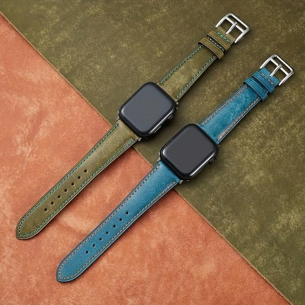 Leather Band Compatible with Apple Watch band 38mm 40mm 41mm 42mm 44mm 45mm 49mm Rugged Luxury Adjustable Genuine Leather Strap Replacement Wristband for iwatch Series Ultra 8 7 SE 6 5 4 3 2 1 Leather Band Compatible with Apple Watch band 38mm 40mm 41mm 42mm 44mm 45mm 49mm Rugged Luxury Adjustable Genuine Leather Strap Replacement Wristband for iwatch Series Ultra 8 7 SE 6 5 4 3 2 1