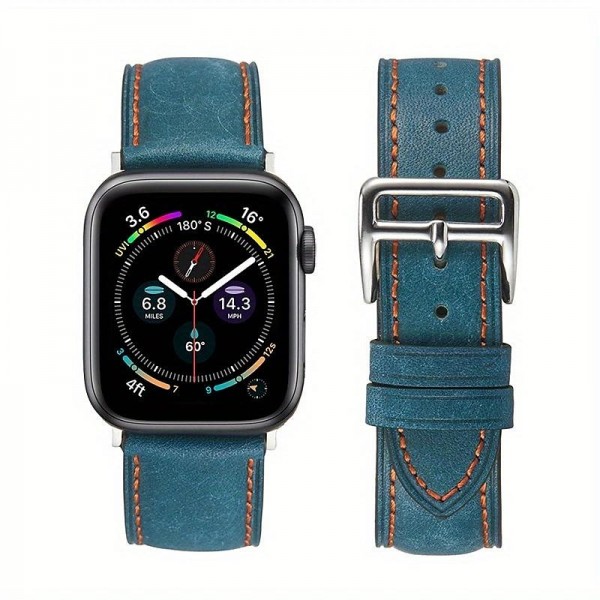 Leather Band Compatible with Apple Watch band 38mm 40mm 41mm 42mm 44mm 45mm 49mm Rugged Luxury Adjustable Genuine Leather Strap Replacement Wristband for iwatch Series Ultra 8 7 SE 6 5 4 3 2 1 Leather Band Compatible with Apple Watch band 38mm 40mm 41mm 42mm 44mm 45mm 49mm Rugged Luxury Adjustable Genuine Leather Strap Replacement Wristband for iwatch Series Ultra 8 7 SE 6 5 4 3 2 1