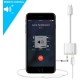 Adapter & Splitter For IPhone Headphones 2 In 1 Dual Interface For Iphone Charger Cable Aux Audio Adapter Converter For IPhone 13/12/11/X/XS/XR/8/7 IPad Support Calling Charging Adapter & Splitter For IPhone Headphones 2 In 1 Dual Interface For Iphone Charger Cable Aux Audio Adapter Converter For IPhone 13/12/11/X/XS/XR/8/7 IPad Support Calling Charging
