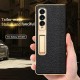Phone Case For Samsung Galaxy Z Fold 5 Z Fold 4 Z Fold 3 Back Cover Camera Lens Protector Kickstand Shockproof Retro Genuine Leather Phone Case For Samsung Galaxy Z Fold 5 Z Fold 4 Z Fold 3 Back Cover Camera Lens Protector Kickstand Shockproof Retro Genuine Leather