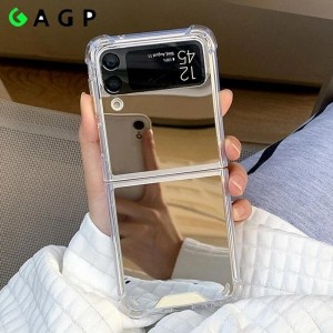 Make Up Mirror for Samsung Z Flip 5 Case Luxury Shockproof for Samsung Galaxy Z Flip 4 Z Flip3 Z Flip 2 Slim Hard Cover