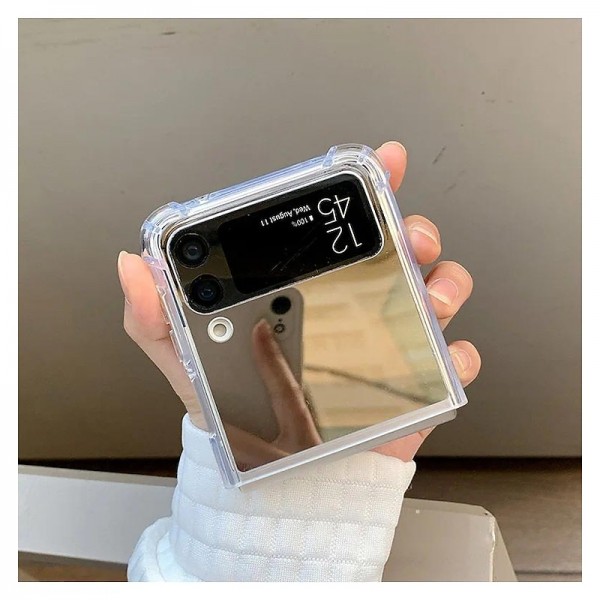 Make Up Mirror for Samsung Z Flip 5 Case Luxury Shockproof for Samsung Galaxy Z Flip 4 Z Flip3 Z Flip 2 Slim Hard Cover