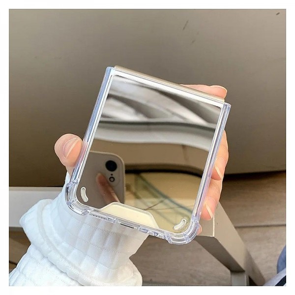 Make Up Mirror for Samsung Z Flip 5 Case Luxury Shockproof for Samsung Galaxy Z Flip 4 Z Flip3 Z Flip 2 Slim Hard Cover