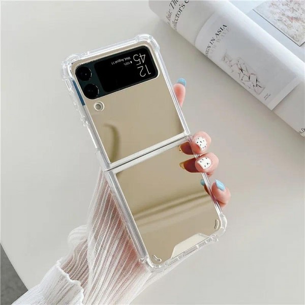 Make Up Mirror for Samsung Z Flip 5 Case Luxury Shockproof for Samsung Galaxy Z Flip 4 Z Flip3 Z Flip 2 Slim Hard Cover