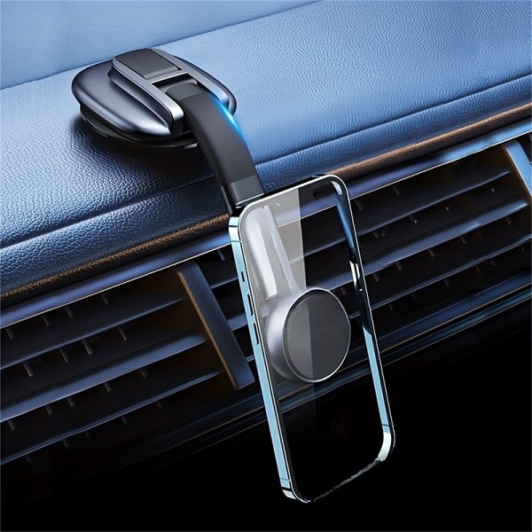Magnetic Phone Holder For Car  Built-in 6 Strong Magnets &amp; Reusable Washable Strong Suction Car Phone Holder Mount Dashboard Windshield Cell Phone Holder Phone Stand For Car Fit For All Smartphone