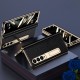 Leather Phone Case for Samsung Galaxy Z Fold 5 4 3 Fold4 Fold5 Gold Plating Magnetic Hinge Stand Back Cover with Mirror Film Leather Phone Case for Samsung Galaxy Z Fold 5 4 3 Fold4 Fold5 Gold Plating Magnetic Hinge Stand Back Cover with Mirror Film
