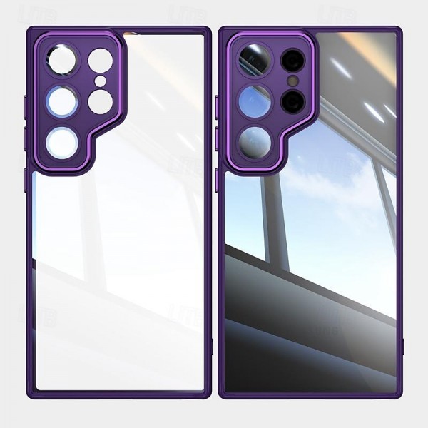 Phone Case For Samsung Galaxy S24 S24 Ultra Plus S23 Ultra Plus S23 Back Cover Camera Lens Protector Shockproof Armor TPU Phone Case For Samsung Galaxy S24 S24 Ultra Plus S23 Ultra Plus S23 Back Cover Camera Lens Protector Shockproof Armor TPU