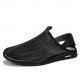 Men's Sandals Loafers & Slip-Ons Retro Walking Casual Daily Leather Comfortable Booties / Ankle Boots Loafer Black Khaki Spring Fall Men's Sandals Loafers & Slip-Ons Retro Walking Casual Daily Leather Comfortable Booties / Ankle Boots Loafer Black Khaki Spring Fall