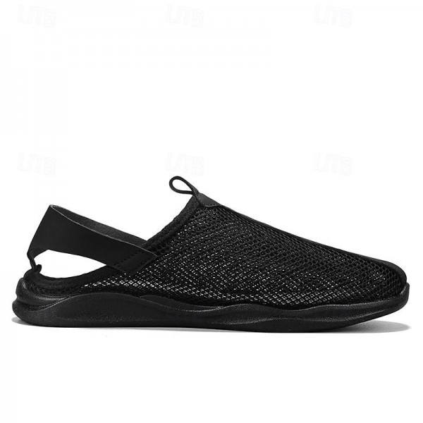 Men's Sandals Loafers & Slip-Ons Retro Walking Casual Daily Leather Comfortable Booties / Ankle Boots Loafer Black Khaki Spring Fall Men's Sandals Loafers & Slip-Ons Retro Walking Casual Daily Leather Comfortable Booties / Ankle Boots Loafer Black Khaki Spring Fall