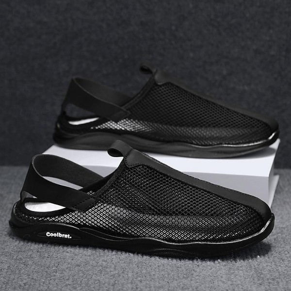 Men's Sandals Loafers & Slip-Ons Retro Walking Casual Daily Leather Comfortable Booties / Ankle Boots Loafer Black Khaki Spring Fall Men's Sandals Loafers & Slip-Ons Retro Walking Casual Daily Leather Comfortable Booties / Ankle Boots Loafer Black Khaki Spring Fall