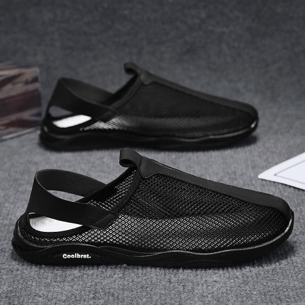 Men's Sandals Loafers & Slip-Ons Retro Walking Casual Daily Leather Comfortable Booties / Ankle Boots Loafer Black Khaki Spring Fall Men's Sandals Loafers & Slip-Ons Retro Walking Casual Daily Leather Comfortable Booties / Ankle Boots Loafer Black Khaki Spring Fall