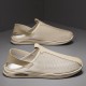 Men's Sandals Loafers & Slip-Ons Retro Walking Casual Daily Leather Comfortable Booties / Ankle Boots Loafer Black Khaki Spring Fall Men's Sandals Loafers & Slip-Ons Retro Walking Casual Daily Leather Comfortable Booties / Ankle Boots Loafer Black Khaki Spring Fall