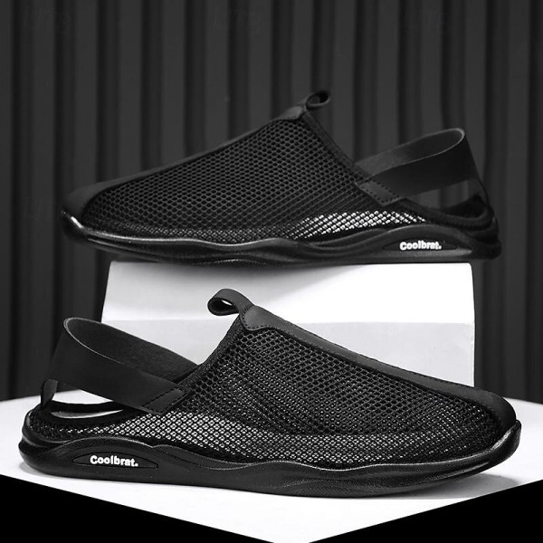 Men's Sandals Loafers & Slip-Ons Retro Walking Casual Daily Leather Comfortable Booties / Ankle Boots Loafer Black Khaki Spring Fall Men's Sandals Loafers & Slip-Ons Retro Walking Casual Daily Leather Comfortable Booties / Ankle Boots Loafer Black Khaki Spring Fall