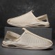 Men's Sandals Loafers & Slip-Ons Retro Walking Casual Daily Leather Comfortable Booties / Ankle Boots Loafer Black Khaki Spring Fall Men's Sandals Loafers & Slip-Ons Retro Walking Casual Daily Leather Comfortable Booties / Ankle Boots Loafer Black Khaki Spring Fall