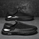 Men's Sandals Loafers & Slip-Ons Retro Walking Casual Daily Leather Comfortable Booties / Ankle Boots Loafer Black Khaki Spring Fall Men's Sandals Loafers & Slip-Ons Retro Walking Casual Daily Leather Comfortable Booties / Ankle Boots Loafer Black Khaki Spring Fall