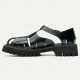 Men's Sandals Leather Shoes Fishermen sandals Leather Italian Full-Grain Cowhide Breathable Comfortable Slip Resistant Lace-up Black Coffee Men's Sandals Leather Shoes Fishermen sandals Leather Italian Full-Grain Cowhide Breathable Comfortable Slip Resistant Lace-up Black Coffee