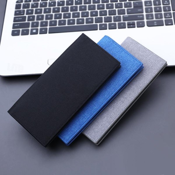 Men's Wallet Credit Card Holder Wallet PU Leather Office Daily Large Capacity Solid Color Black Blue Light Grey Men's Wallet Credit Card Holder Wallet PU Leather Office Daily Large Capacity Solid Color Black Blue Light Grey