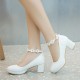 Girls' Heels Flower Girl Shoes Tiny Heels for Teens Christmas PU Little Kids(4-7ys) Big Kids(7years +) Party White Blue Pink Spring & Fall Girls' Heels Flower Girl Shoes Tiny Heels for Teens Christmas PU Little Kids(4-7ys) Big Kids(7years +) Party White Blue Pink Spring & Fall