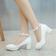 Girls' Heels Flower Girl Shoes Tiny Heels for Teens Christmas PU Little Kids(4-7ys) Big Kids(7years +) Party White Blue Pink Spring & Fall Girls' Heels Flower Girl Shoes Tiny Heels for Teens Christmas PU Little Kids(4-7ys) Big Kids(7years +) Party White Blue Pink Spring & Fall